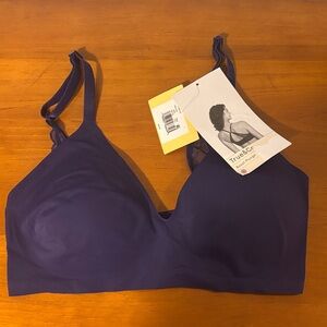 True & Co. Women's Dark Indigo Lace Back Bra